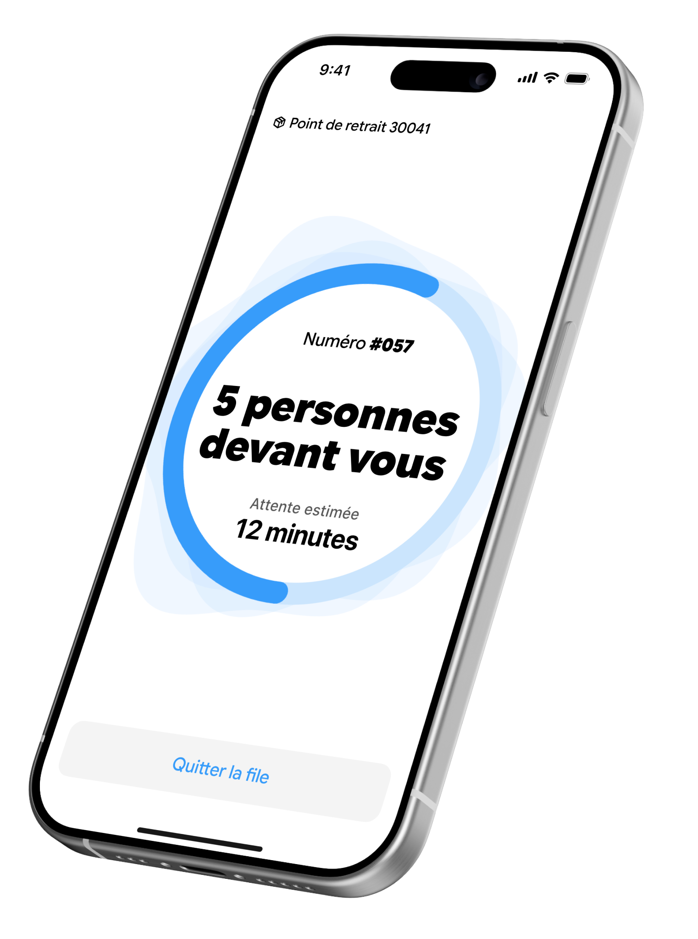 Aperçu de l'application QRQ